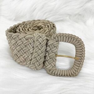 Liz Claiborne Cream Braided Belt Size 1